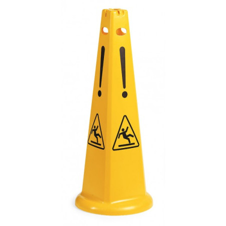 CONE DE SIGNALISATION JAUNE 0.93CM 