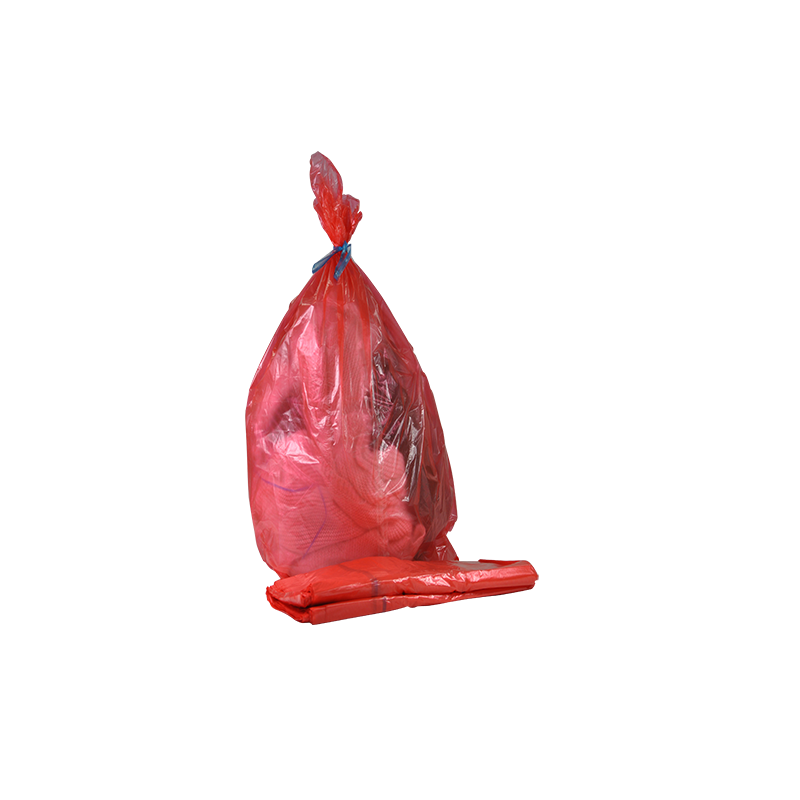 SACS A BANDE ET LIEN HYDROSOLUBLES ROUGE EAU FROIDE 710X760MM PAQUET DE 50