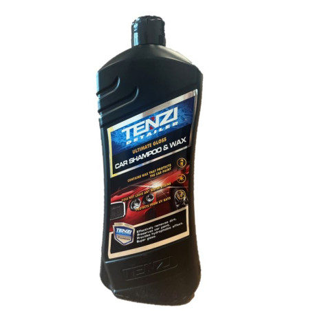 TENZI CAR SHAMPOO & WAX SHAMPOOING ET CIRE CARROSSERIES FLACON DE 0.77L