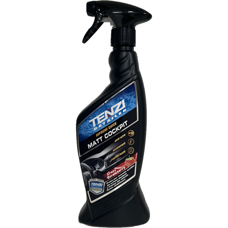 TENZI MATT COCKPIT ENTRETIEN REGULIER PLASTIQUES DU COCKPIT PARFUM VANILLE FLACON DE 0.60L