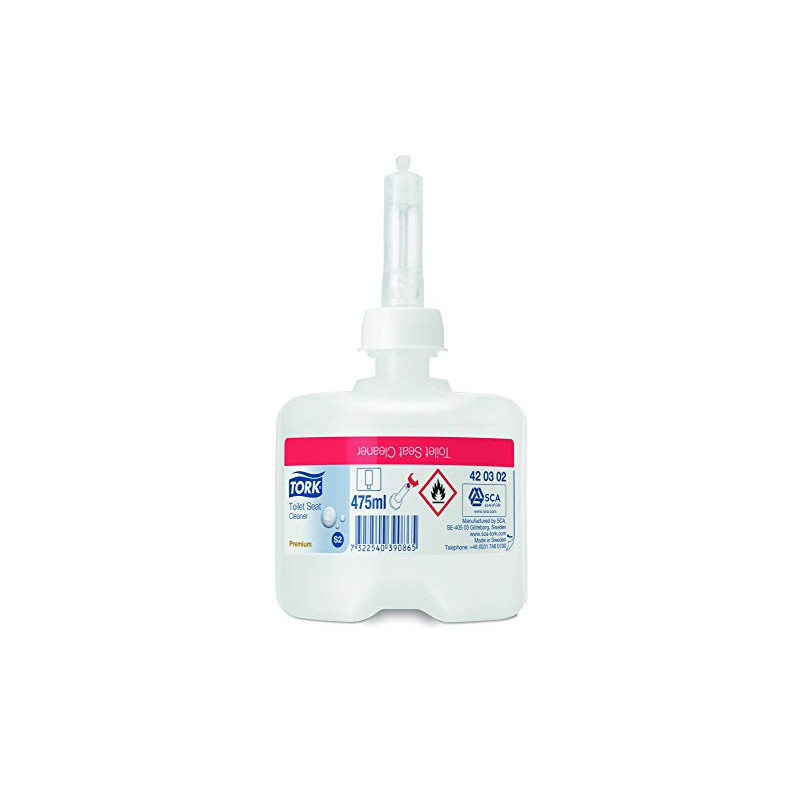 TORK SYSTEME S2 NETTOYANT DESINFECTANT ABATTANT ET SIEGE WC (420302-50U)- CARTOUCHE DE 485,75GR