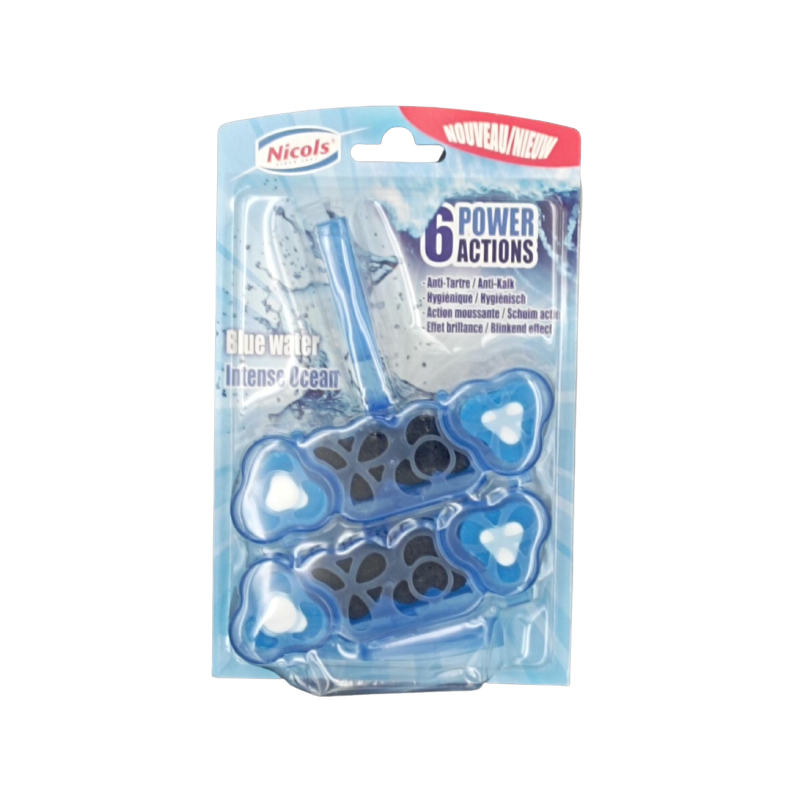 BLOC CUVETTE WC PARFUM BLUE WATER 45G- LOT DE 2