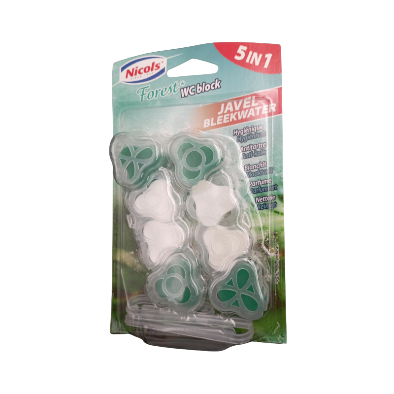 BLOC CUVETTE WC 5 EN 1 PARFUM JAVEL 48G- LOT DE 2