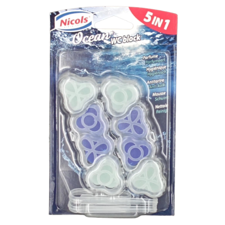 BLOC CUVETTE WC FLEX PARFUM OCEAN 48G- LOT DE 2