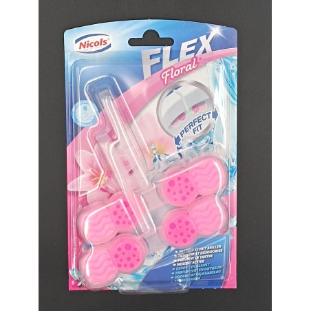 BLOC CUVETTE WC 4 EN 1 PARFUM FLORAL 48G- LOT DE 2