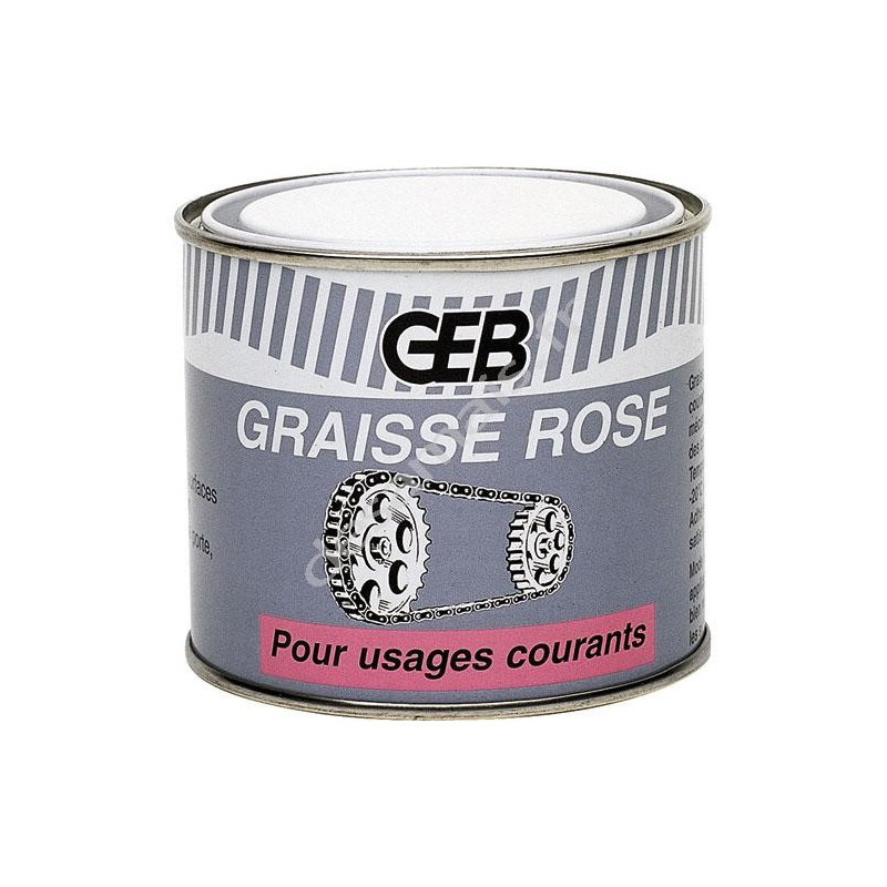 GRAISSE ROSE CALCIQUE LUBRIFIANT POUR USAGE COURANT POT DE 320G