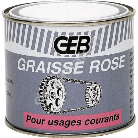 GRAISSE ROSE CALCIQUE LUBRIFIANT POUR USAGE COURANT POT DE 320G