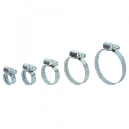 COLLIER DE SERRAGE 2 X 10-16+12-20+16-27+25-40+32-50 (LOT DE 10)