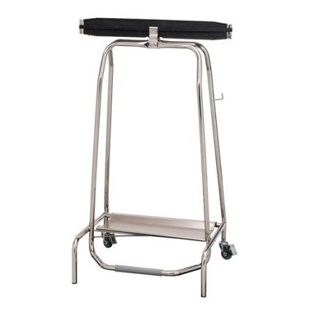 POUBELLE PORTE SAC MOBILE A PEDALE CLAPET HERMETIQUE INOX AISI 201 - 110L MARQUE MEDIAL