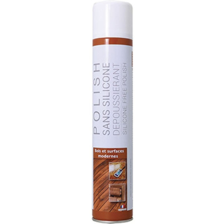 POLISH SANS SILICONE POUR LA PROTECTION ET L'EMBELLISSEMENT DES SURFACES MODERNES AEROSOL DE 500ML