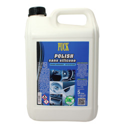 POLISH SANS SILICONE KING POUR VEHICULES-DEPOUSSIERE-NOURRIT-EMBELLIT LES SURFACES 5L