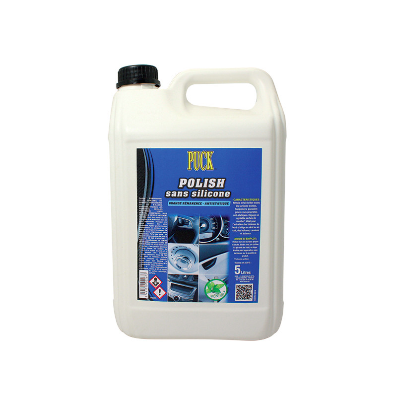 POLISH SANS SILICONE KING POUR VEHICULES-DEPOUSSIERE-NOURRIT-EMBELLIT LES SURFACES 5L