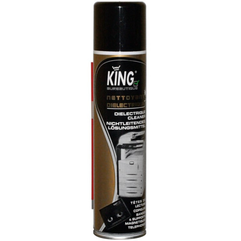KING NETTOYANT COMPOSANTS ELECTRONIQUES POUR TETE DE LECTURE AEROSOL DE 400ML