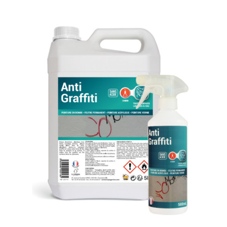 ANTI GRAFFITI DECAPANT TOUS SUPPORTS ET TOUTES PEINTURES 5L 