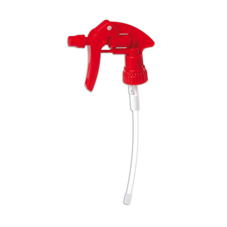 PISTOLET ROUGE TUBE COURT POUR VAPORISATEUR 600ML ECO
