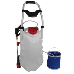 PRO SPRAYER III PULVERISATEUR A BATTERIE 33L A ROULETTES FONCTION RINCAGE ET SEAU + 2 BATTERIES (100M021)
