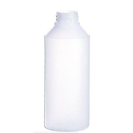 FLACON VIDE CYLINDRIQUE POUR BOUCHON (REF 21066B) OU POMPE 2ML (5112C) 1L