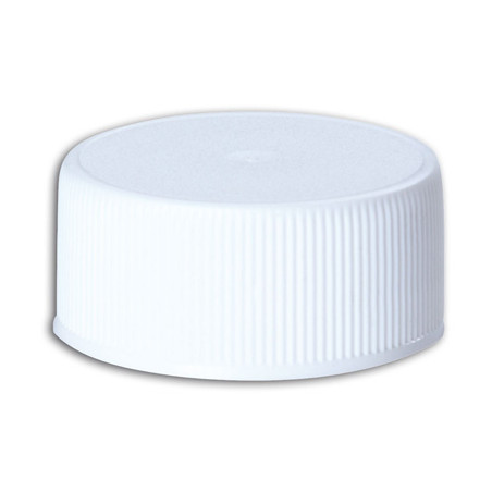 BOUCHON A VISSER BLANC POUR FLACON CYLINDRIQUE 1L (REF.21066)