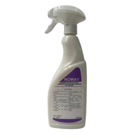 INSECTICIDE BARRIERE INSECTES RAMPANTS ET VOLANTS NOWAY PRET A L'EMPLOI VAPO 750ML HITAM