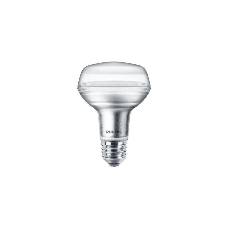 PHILIPS SPOT LED E27 R80 4W 345LM 36D - 827 BLANC TRES CHAUD | EQUIVALENT 60W