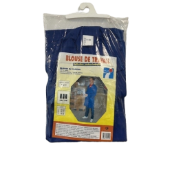 BLOUSE DE TRAVAIL COTON POUR HOMME BUGATTI BLEU TAILLE 48/50 TL