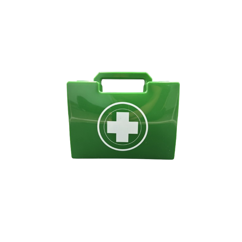 TROUSSE DE SECOURS RIGIDE URGENCES 1/5 PERSONNES FRANCE SECURITE VERTE