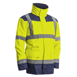 PARKA HI-VIZ 4/1 JAUNE/MARINE 3M CLASSE 3 KANATA TAILLE 3XL