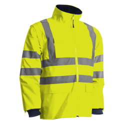 PARKA HI-VIZ 4/1 JAUNE/MARINE 3M CLASSE 3 KANATA TAILLE 3XL