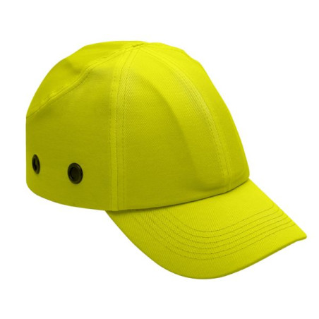 CASQUETTE ANTI HEURT HAUTE VISIBILITE HI VIZ JAUNE