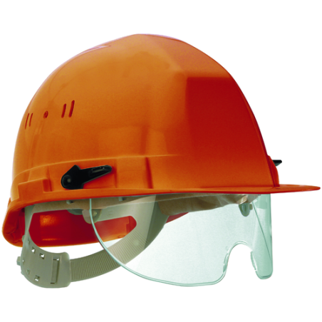 CASQUE DE CHANTIER LUNETTE INTEGREE ORANGE COVERGUARD