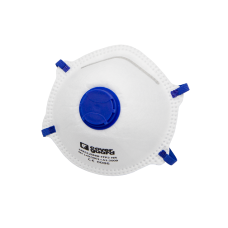 MASQUE FFP2 ANTI POUSSIERES AVEC VALVE (6RES120) BOITE DE 10 PIECES