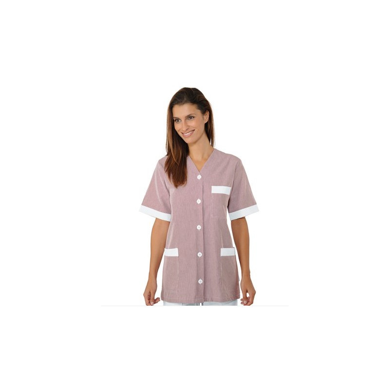 BLOUSE FEMME RIGATINO BORDEAUX ISACCO TAILLE L