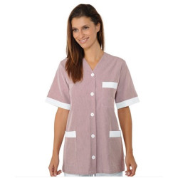 BLOUSE FEMME RIGATINO BORDEAUX ISACCO TAILLE XL