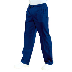 PANTALON FEMME ELASTIQUE BLEU ISACCO (044022-M) TAILLE M