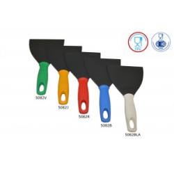 SPATULE 120MM LAME FIBRE DE VERRE ALIMENTAIRE MANCHE BLEU (5082B)