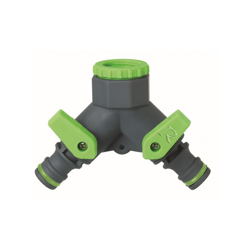 NEZ DE ROBINET SELECTEUR B-MATIERE 2 CIRCUITS AVEC VANNES D'ARRET 