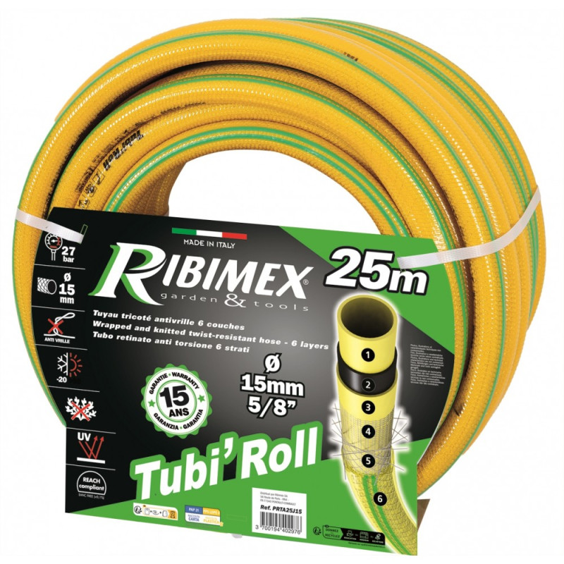 TUYAU D'ARROSAGE DIAM.19 MM COURONNE DE 50M "TUBIROLL"