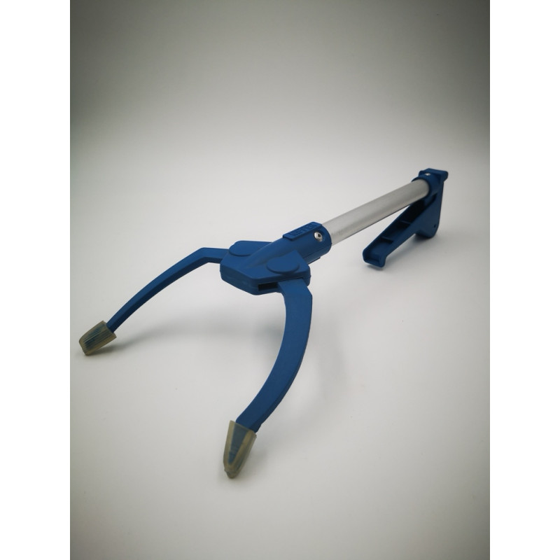 PINCE RAMASSE DECHETS POUR URINOIRS AVEC MANCHE EN ALUMINIUM (0709121) 40CM