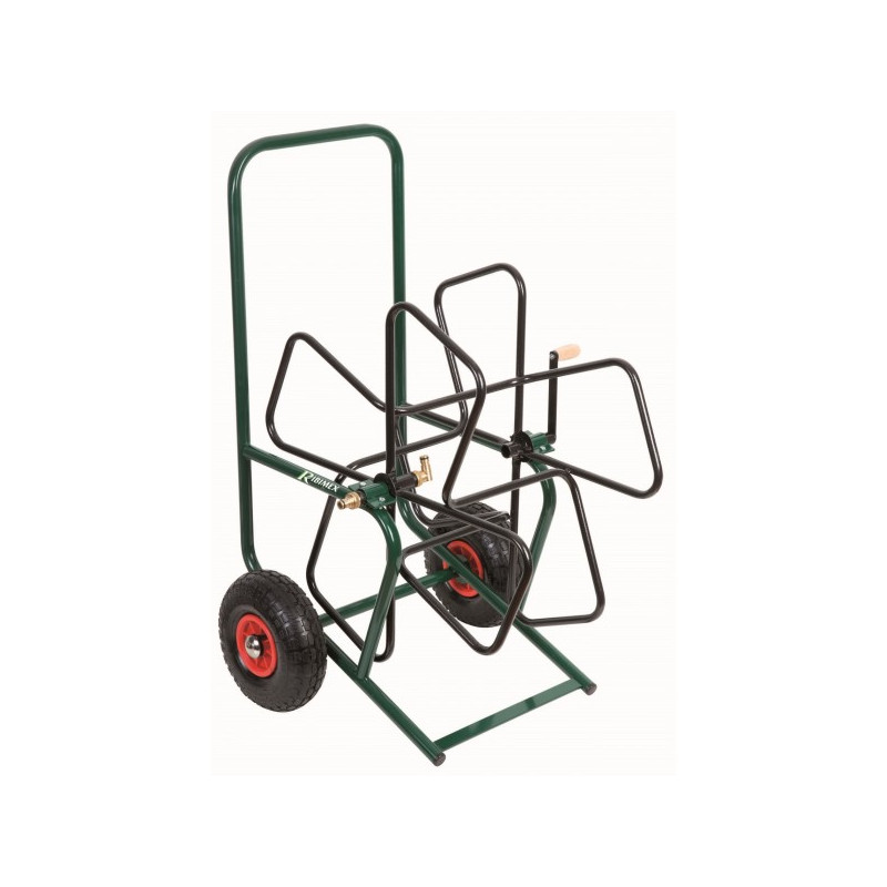 DEVIDOIR TUYAU D'ARROSAGE 2 ROUES GONFLABLES 200M/15MM - 140M/19MM
