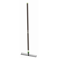 RATEAU 14 DENTS ACIER MANCHE FIBRE DE VERRE 150CM