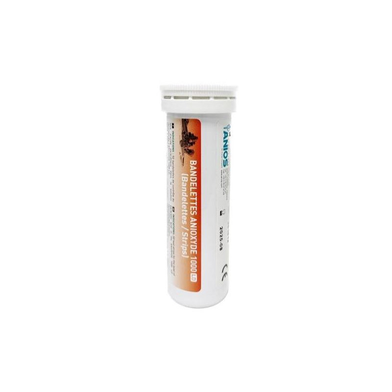 BANDELETTES DE CONTROLE POUR ANIOXYDE 1000 LD ANIOS TUBE DE 50