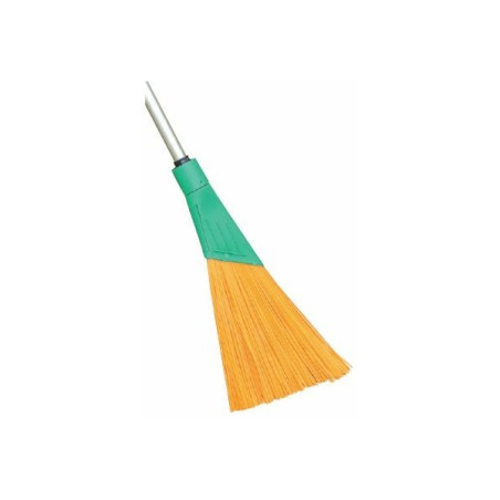 BALAI CITE FIBRES SOUPLES ORANGE AVEC MANCHE