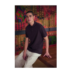 POLO MANCHES COURTES GRIS FONCE E180 IMBRETEX TM