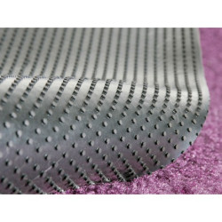 TAPIS ANTI POUSSIERE CONFOR NOIR 60X80CM POLYAMIDE SUR CAOUTCHOUC NITRILE A PICOTS EPAISSEUR 10MM
