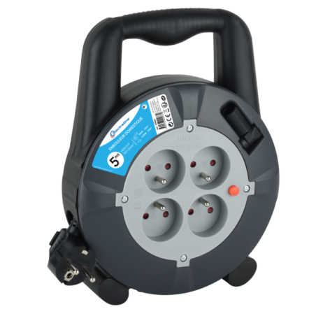 RALLONGE ELECTRIQUE ENROULEUR SECTION 3G1,5 - 5M (29007)