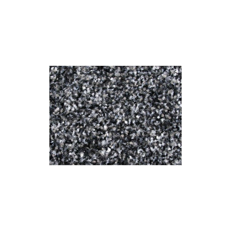 TAPIS ANTI-POUSSIERE FIGEAC GRIS 40X60CM POLYAMIDE SEMELLE PVC RENFORCE