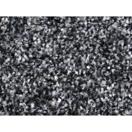 TAPIS ANTI-POUSSIERE FIGEAC GRIS 40X60CM POLYAMIDE SEMELLE PVC RENFORCE