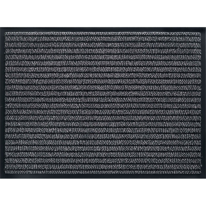 TAPIS ANTI POUSSIERE GRAMAT GRIS 90X150CM POLYPROPYLENE SUR PVC EP 8MM