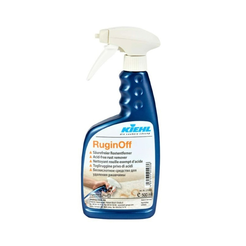 NETTOYANT SANS ACIDE CONTRE LES TACHES DE ROUILLE RUGIN OFF KIEHL VAPO DE 500ML