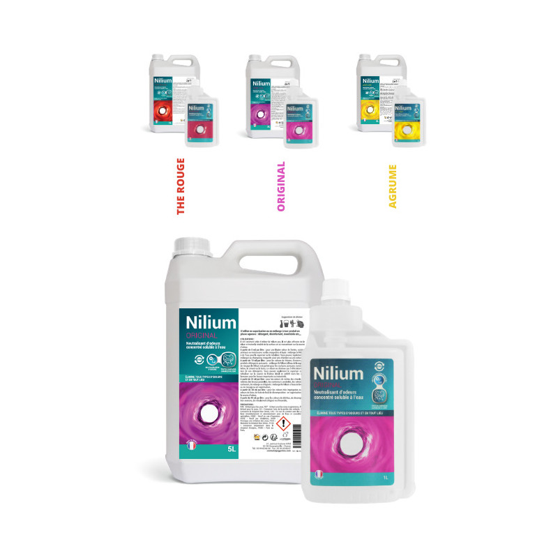 DESTRUCTEUR D'ODEURS NILIUM PARFUM THE ROUGE FLACON DE 1L